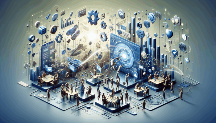 Using Social Commerce for Hosting Package Sales: A vibrant digital community hub with engaged customers interacting through comments, shares, and likes, enhancing brand relationships.