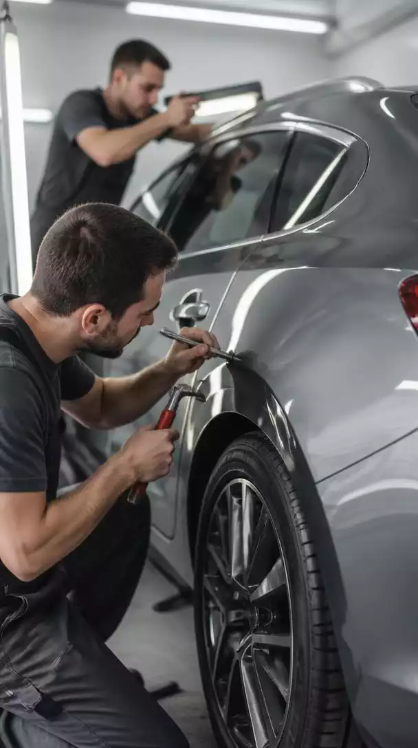 Local dent repair service